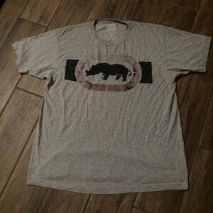Grey and black 90s Ecko Unltd. rhinoceros graphic tee